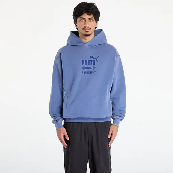 Puma Hoodica Puma x REPRESENT Graphic Hoodie Blue Dusk M