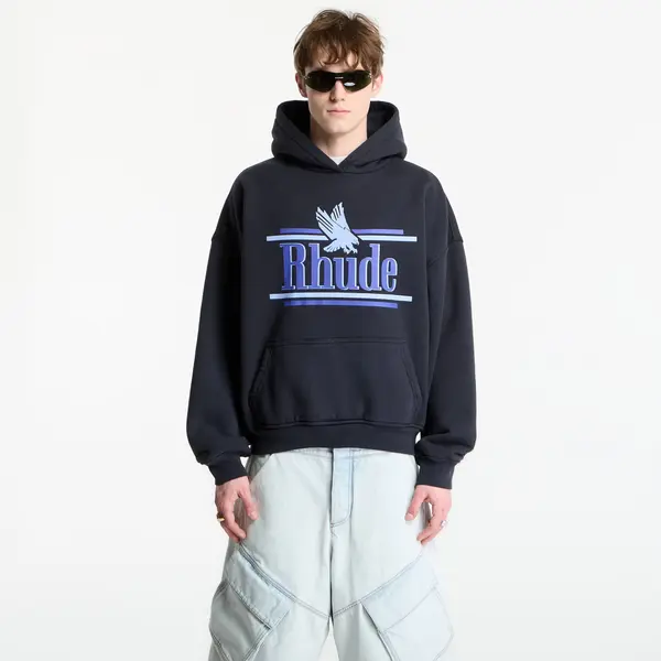 Rhude Hoodica Rhude Rossa Hoodie Vintage Black/ Blue S