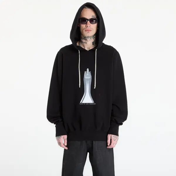 Rick Owens DRKSHDW Hoodica Rick Owens DRKSHDW Oversized Hoodie Black/ Milk S