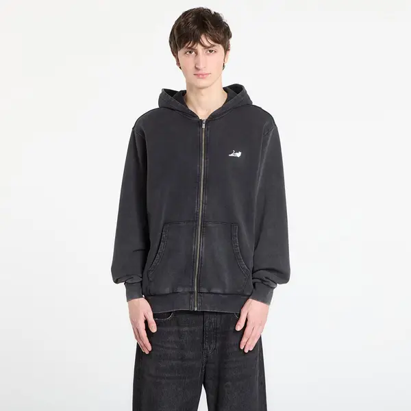 RIPNDIP Hoodica RIPNDIP Castanza Zip Up Hoodie Black Vintage Wash M