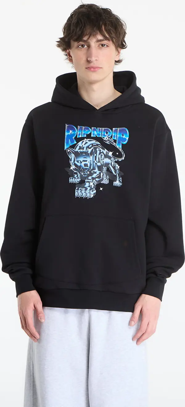 RIPNDIP Hoodica RIPNDIP Cyborg Hoodie Black Wash XL