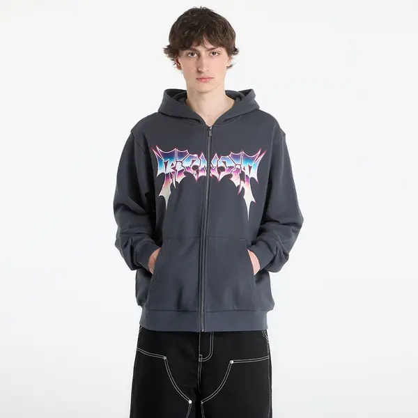RIPNDIP Hoodica RIPNDIP Noid Zip Hoodie Charcoal Wash S