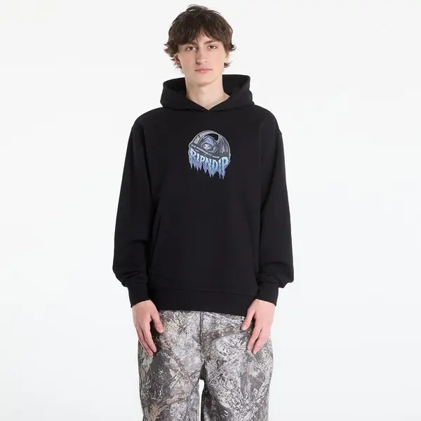 RIPNDIP Hoodica RIPNDIP Out Of Time Hoodie Black Wash L
