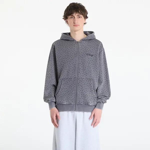RIPNDIP Hoodica RIPNDIP Ripngems Zip Up Hoodie Charcoal Wash S