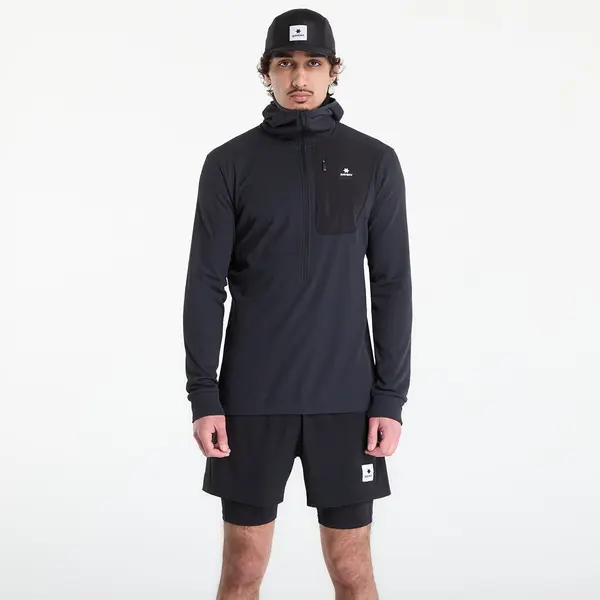 SAYSKY Hoodica SAYSKY Combat Half Zip Fleece Hoodie Black S