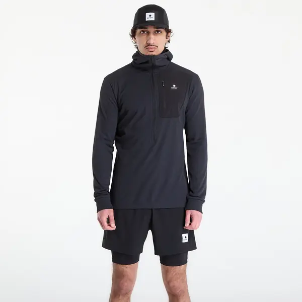 SAYSKY Hoodica SAYSKY Combat Half Zip Fleece Hoodie Black S
