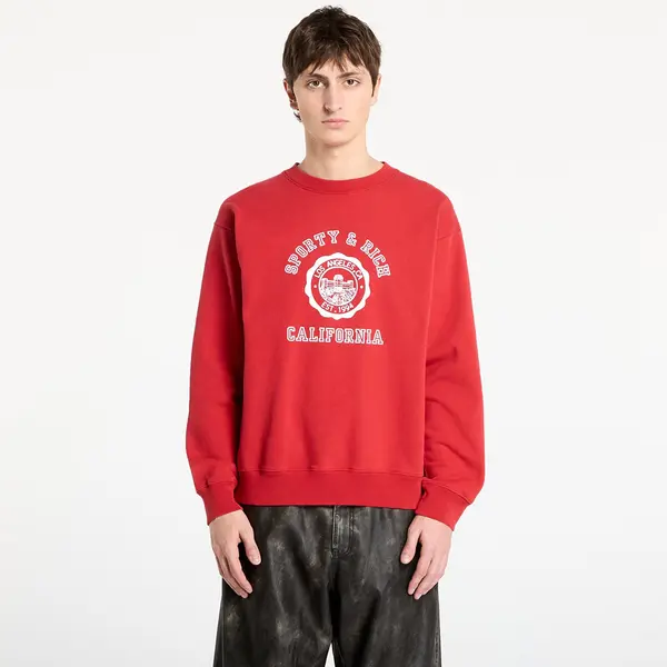 Sporty & Rich Hoodica Sporty & Rich California Emblem Crewneck UNISEX Ruby M