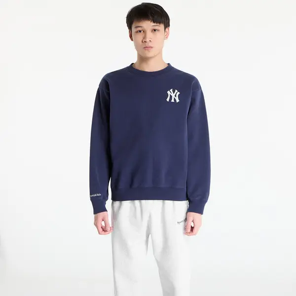 Sporty & Rich Hoodica Sporty & Rich Heritage Yankees Serif Crewneck UNISEX Dark Navy XS
