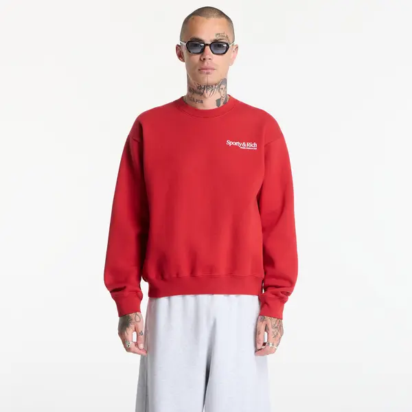 Sporty & Rich Hoodica Sporty & Rich Modern Crewneck UNISEX Ruby L