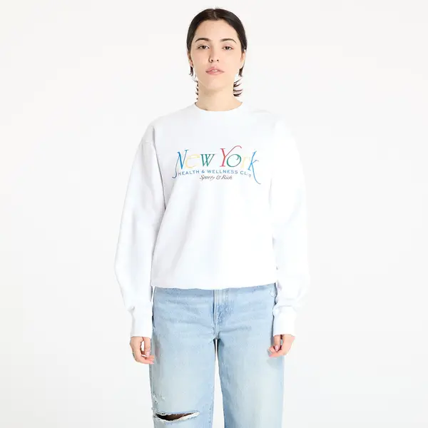 Sporty & Rich Hoodica Sporty & Rich NY 94 Crewneck White/ Ruby/ Alpine/ Paris Blue XL
