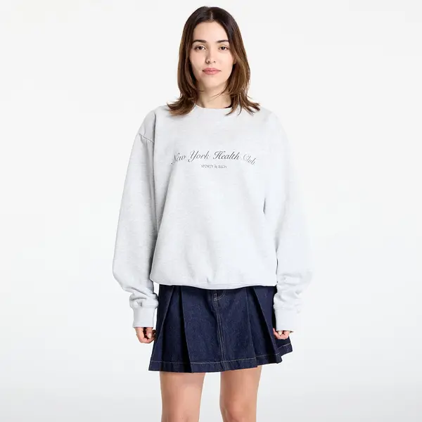 Sporty & Rich Hoodica Sporty & Rich NY Health Club Crewneck UNISEX Heather Gray XL