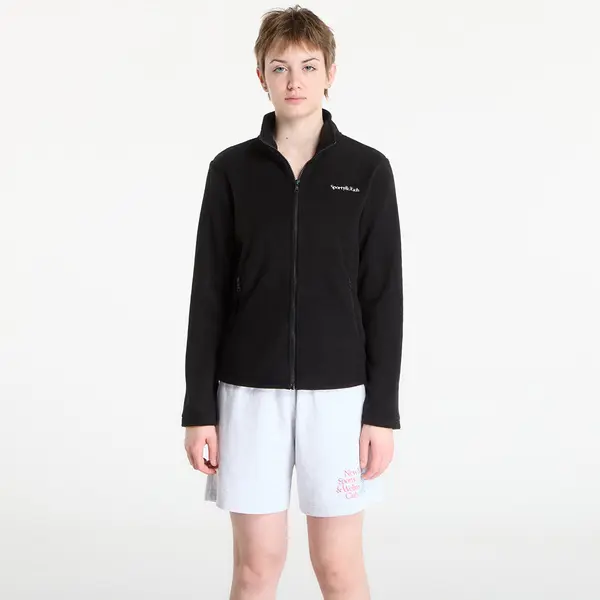 Sporty & Rich Hoodica Sporty & Rich Serif Logo Zipped Polar Fleece Black L