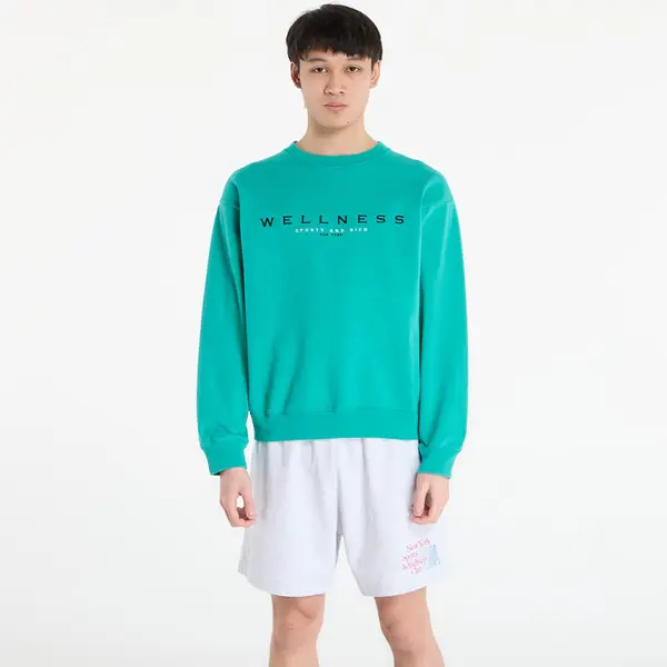 Sporty & Rich Hoodica Sporty & Rich Spellout Embroidered Crewneck UNISEX Spring Green M