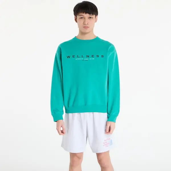 Sporty & Rich Hoodica Sporty & Rich Spellout Embroidered Crewneck UNISEX Spring Green XL