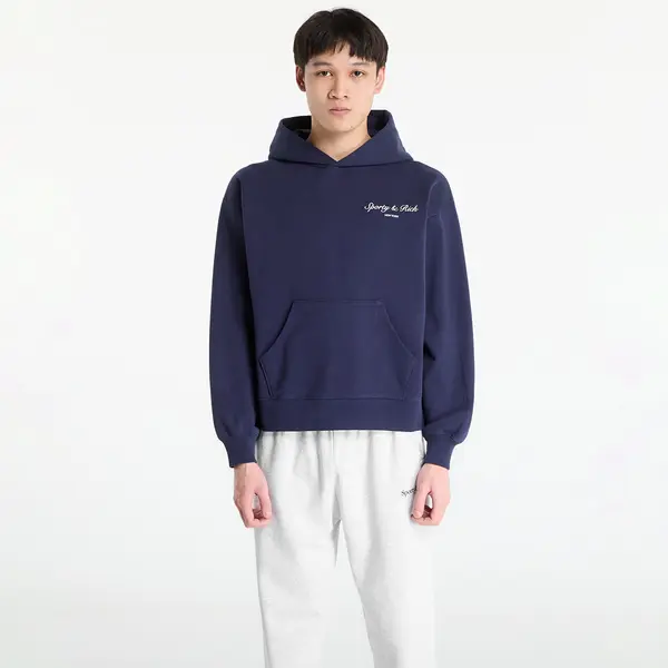 Sporty & Rich Hoodica Sporty & Rich Syracuse Hoodie UNISEX Dark Navy M
