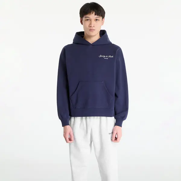 Sporty & Rich Hoodica Sporty & Rich Syracuse Hoodie UNISEX Dark Navy M