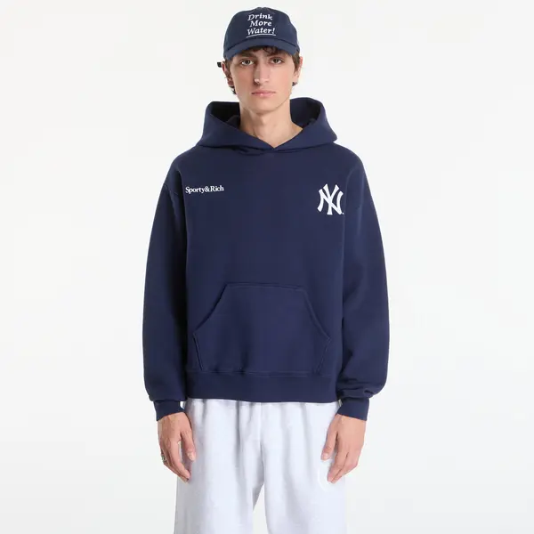 Sporty & Rich Hoodica Sporty & Rich Yankees Curve Hoodie UNISEX Dark Navy L