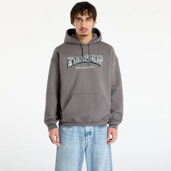 Thrasher Hoodica Thrasher Disco by Spanky Hoodie Charcoal M