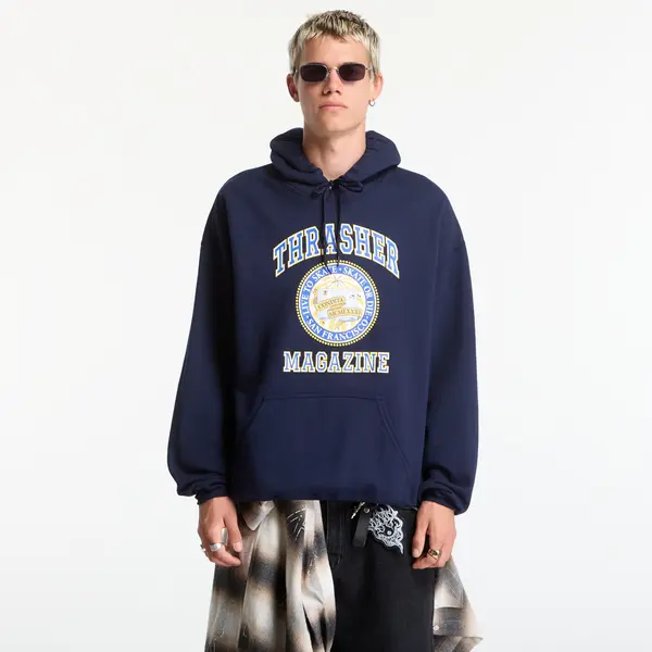 Thrasher Hoodica Thrasher Dropout Hoodie Blue M