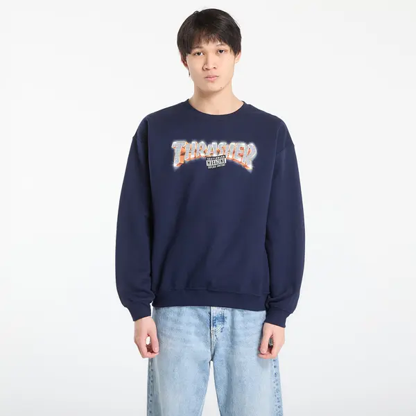 Thrasher Hoodica Thrasher Explicit Crewneck Navy M
