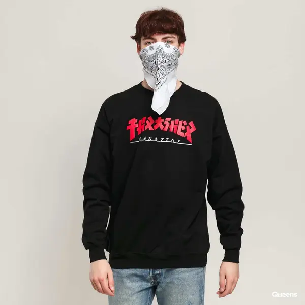 Thrasher Hoodica Thrasher Godzilla Crewneck Black S