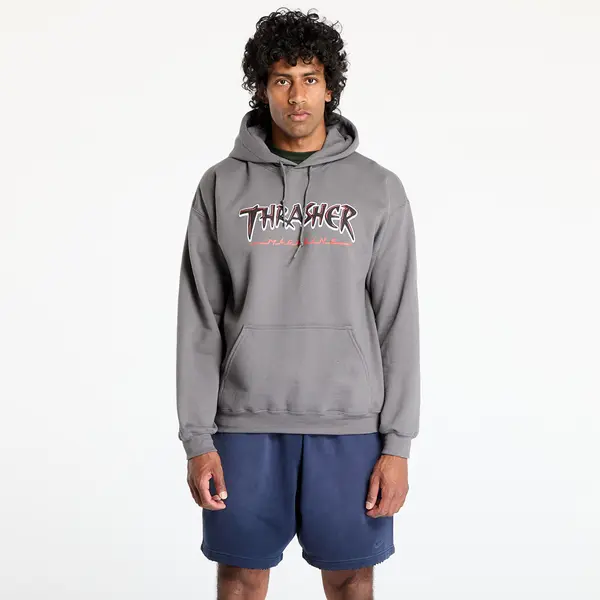 Thrasher Hoodica Thrasher Slash Hoodie Charcoal M