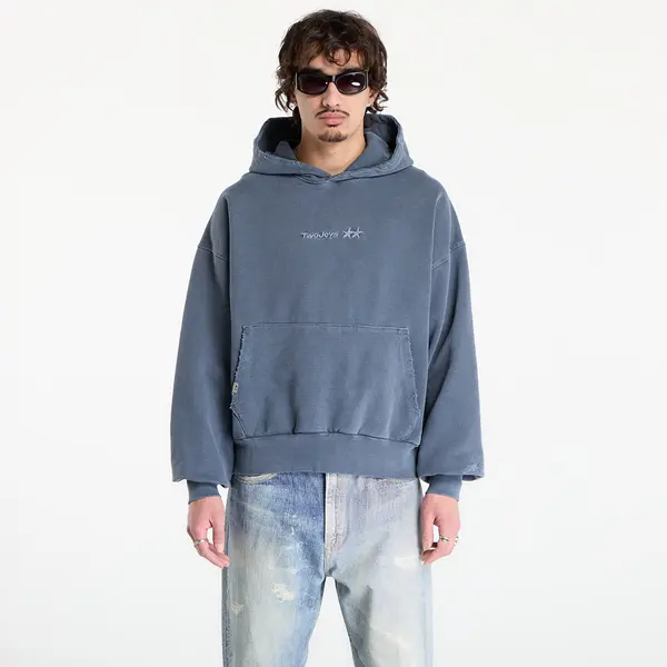 TwoJeys Hoodica TwoJeys Icon Hoodie Pigment Dyed Blue XS