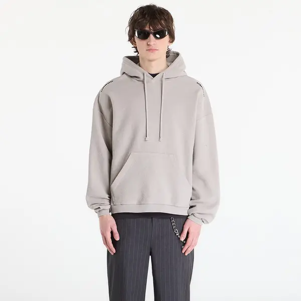 Umbro Hoodica Umbro by SlamJam Lasered Masked Hoodie Light Grey M