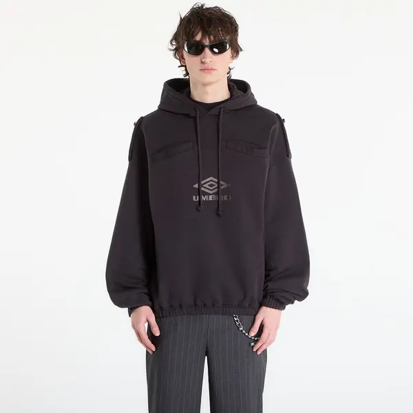 Umbro Hoodica Umbro by SlamJam Medal Masked Hoodie Strong Wash Black L
