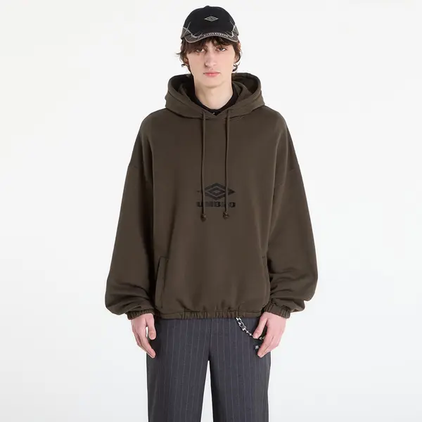 Umbro Hoodica Umbro by SlamJam Og Logo Mask Hoodie Dark Olive L