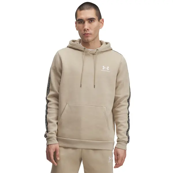 Under Armour Hoodica Under Armour Icon Fleece Hoodie Taping Brown XXXL