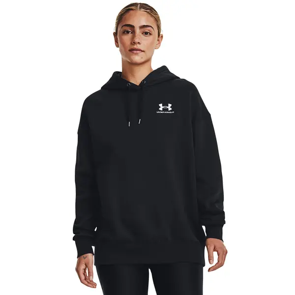 Under Armour Hoodica Under Armour Icon Fleece OS Hoodie Black/ White XS