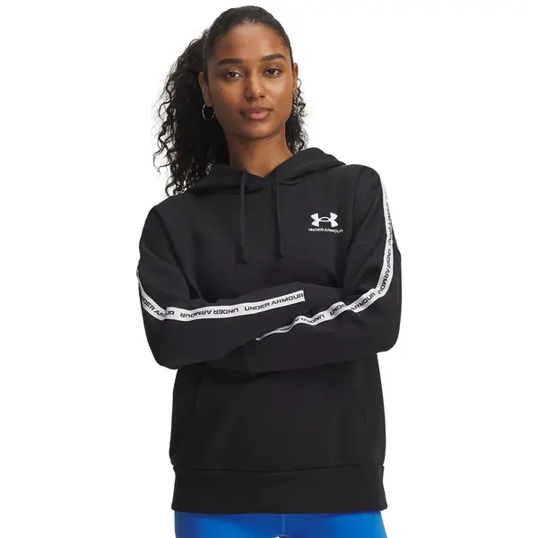 Under Armour Hoodica Under Armour Icon Fleece Taped Hoodiey Black M