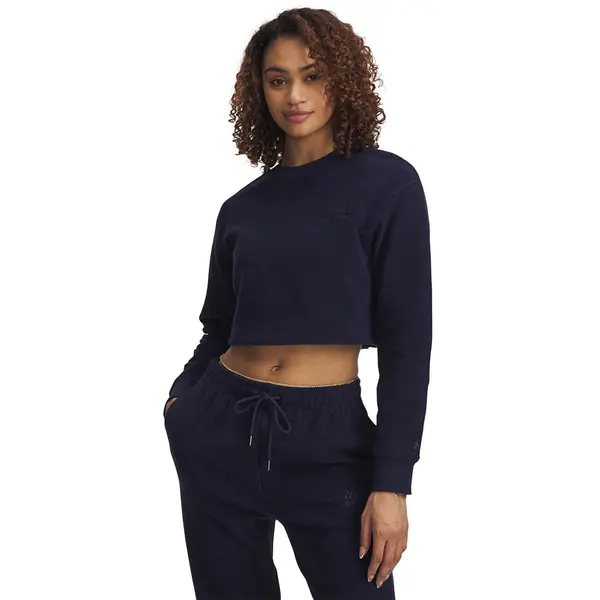 Under Armour Hoodica Under Armour Icon Terry Varsity Crew Blue XS