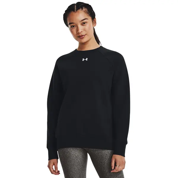 Under Armour Hoodica Under Armour Rival Fleece Crew Black/ White XS
