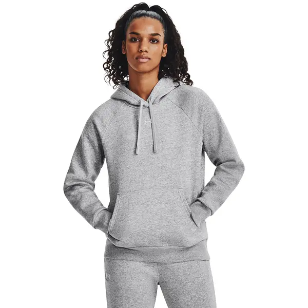 Under Armour Hoodica Under Armour Rival Fleece Hoodie Mod Gray Light Heather/ White XL