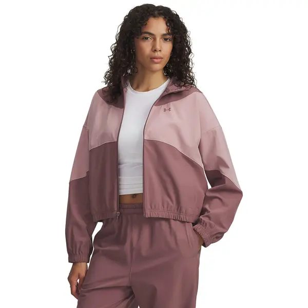 Under Armour Hoodica Under Armour Rival Woven Jacket Hoodie Brown XS