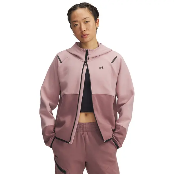 Under Armour Hoodica Under Armour Unstoppable Fleece Fz Pink S