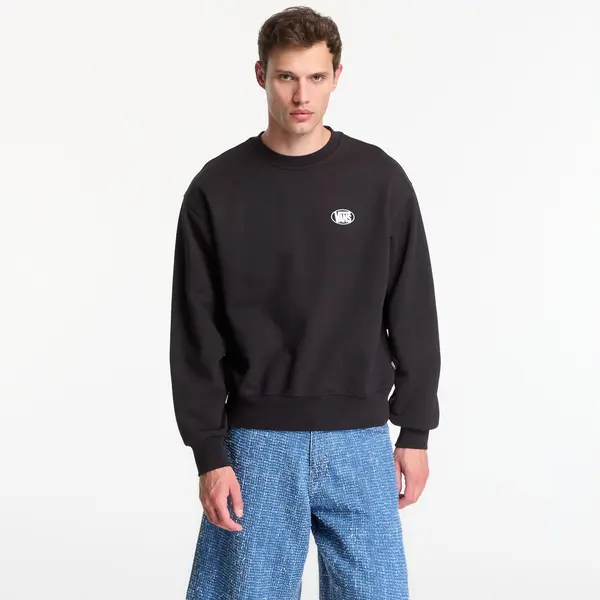 Vans Hoodica Vans Oval Logo Crew Black L