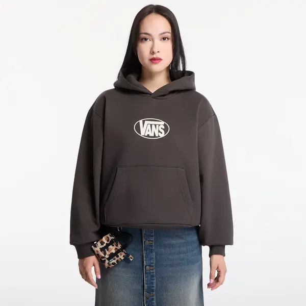 Vans Hoodica Vans Oval Logo Relaxed Pullover Faded Black M