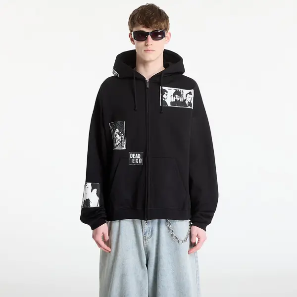 Wasted Paris Hoodica Wasted Paris M Taunt Boxy Zip Hoodie Black M