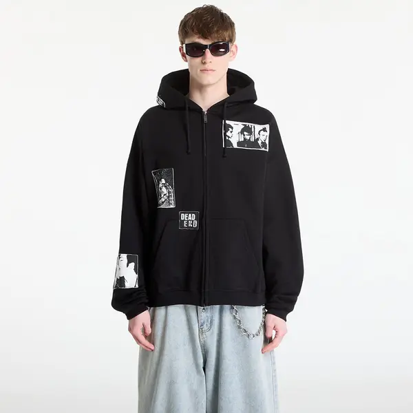 Wasted Paris Hoodica Wasted Paris M Taunt Boxy Zip Hoodie Black XL