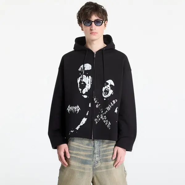 Wasted Paris Hoodica Wasted Paris M Wrath Zip Hoodie Black L