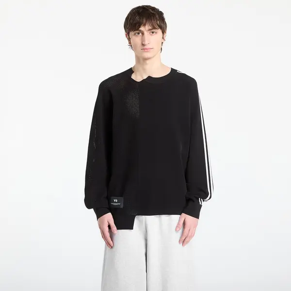Y-3 Hoodica Y-3 Logo Knit Sweatshirt Black/ Rayon L