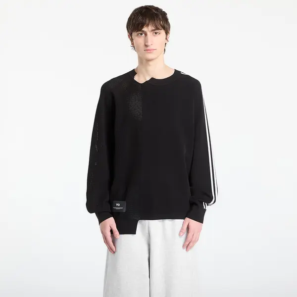 Y-3 Hoodica Y-3 Logo Knit Sweatshirt Black/ Rayon M