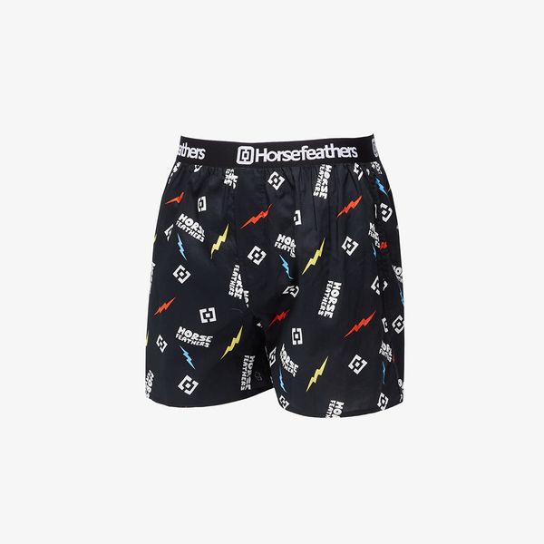 Horsefeathers Horsefeathers Frazier Boxer Shorts Black/ Ignite Print
