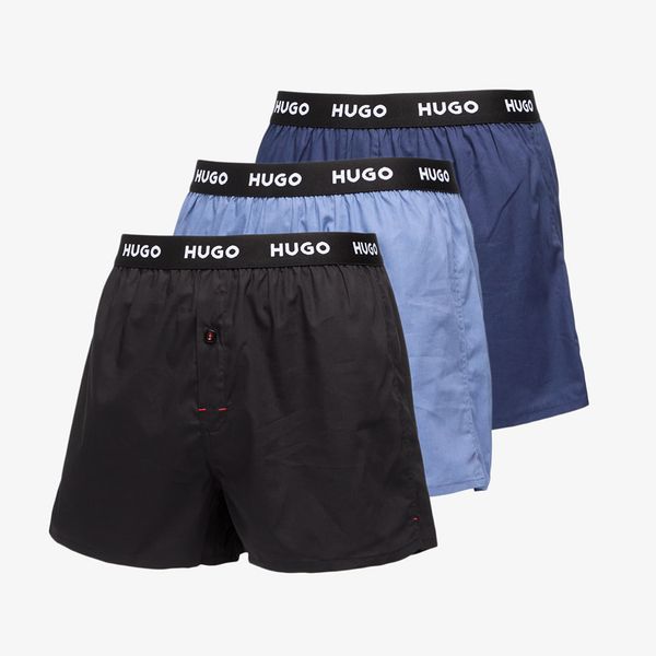 Hugo Boss Hugo Boss Pure Cotton Woven Boxer 3-Pack Multicolor M