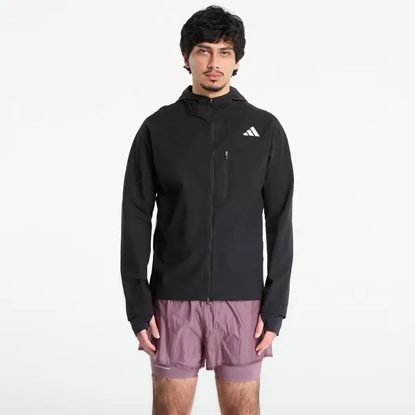 adidas Performance Jakna adidas Adizero Running Jacket Black/ Black M