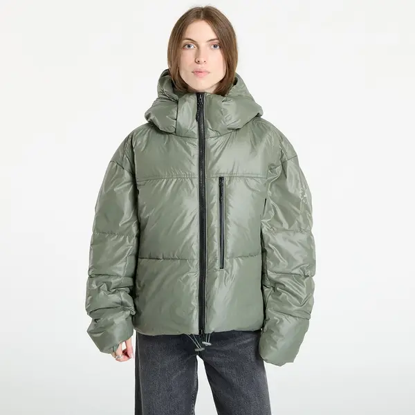 adidas Performance Jakna adidas by Stella McCartney Short Padded Winter Jacket Stone Green XS