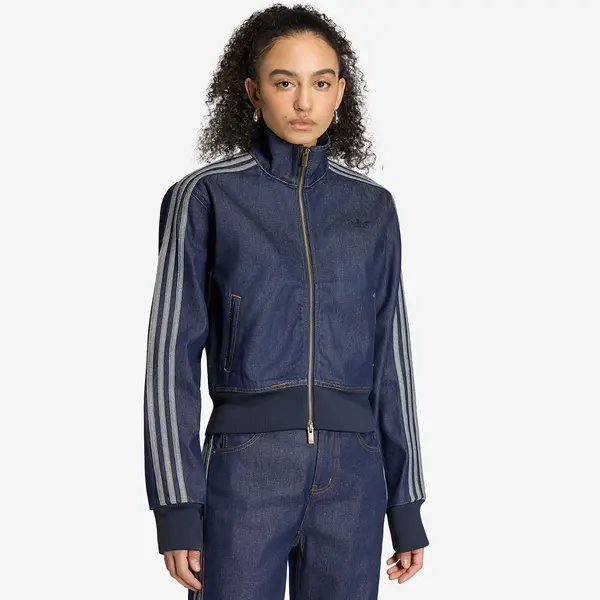 adidas Originals Jakna adidas Firebird Denim Tracktop Indigo Denim XS